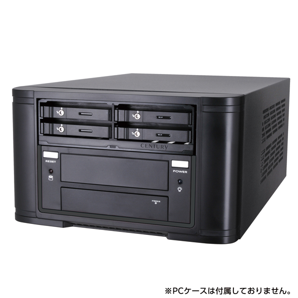 5インチベイにまとめるラック 2.5×4 SATA6G(4台タイプ)