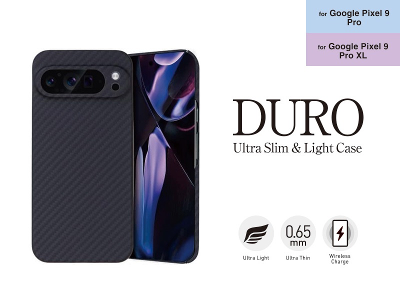 Ultra Slim & Lite Case DURO for Google Pixel 9 Pro マットブラック