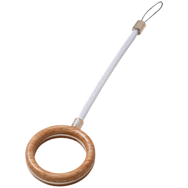 Finger Ring Strap Aluminum Combination オーク/ゴールド