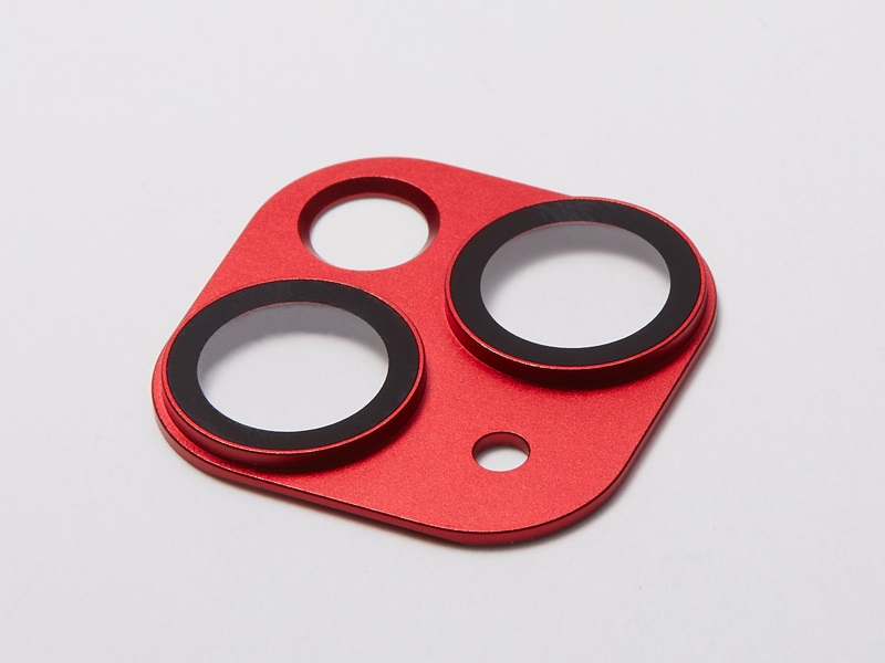 HYBRID CAMERA LENS COVER for iPhone 14 / 14 Plus レッド