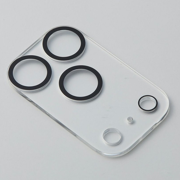 CLEAR HYBRID CAMERA LENS COVER for iPhone 17 Pro Max