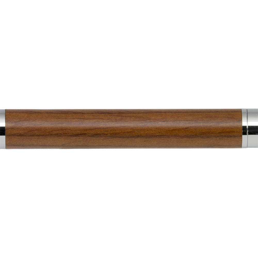 Wooden Touch Pen with Ballpoint Pen カリン＆シルバー