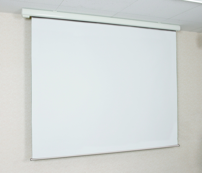 電動巻上スクリーン 120インチ（壁面埋込スイッチ付）