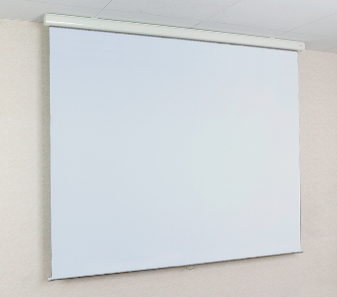 スプリング巻上スクリーン 80インチ