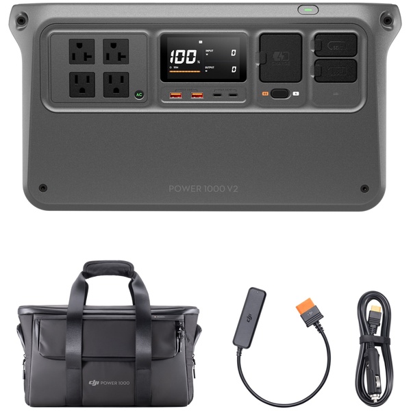 DJI Power 1000V2 Solar/Car Charging On-the-Go Combo（JP）