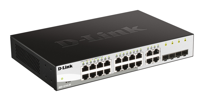 WEBスマート L2スイッチ 10/100/1000BASE-Tポート×20、SFPコンボスロット×4、リミテッドライフタイム保証対象