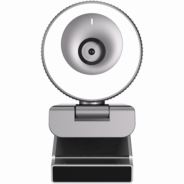 リングライト付きWebカメラ 1080P FULL HD対応 60FPS オートフォーカス 内蔵マイク 自動露出/自動ホワイトバランス