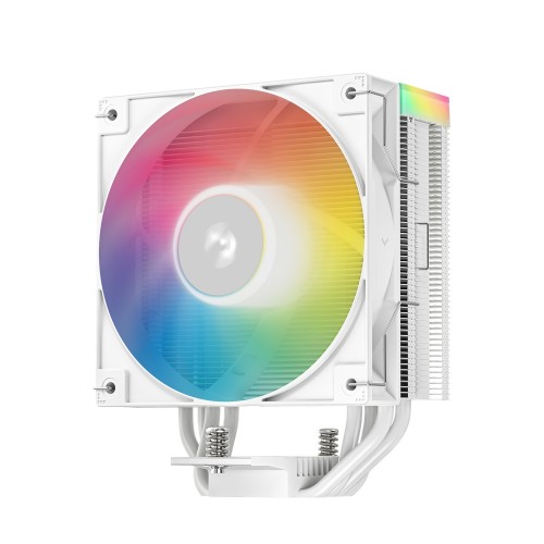 AG400 WH ARGB V2/空冷CPUクーラー/オールホワイト/シングルタワー型/ARGBトップカバー/120mm ARGBファン/Intel LGA1851/1700/1200/1151/1150/1155/AMD AM5/AM4対応