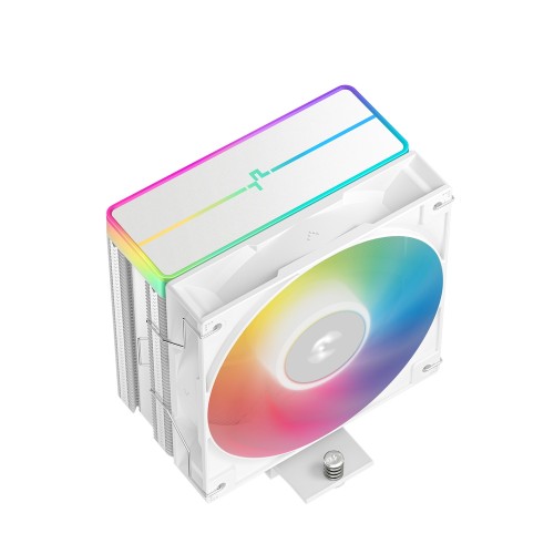 AG400 WH ARGB V2/空冷CPUクーラー/オールホワイト/シングルタワー型/ARGBトップカバー/120mm ARGBファン/Intel LGA1851/1700/1200/1151/1150/1155/AMD AM5/AM4対応