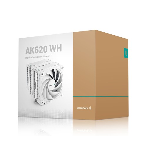 空冷CPU FAN / AK620 WH ホワイトカラーモデル / Intel LGA 2066/2011-v3/2011/1700/1200 /1151/1150/1155 / AMD AM4ソケット対応