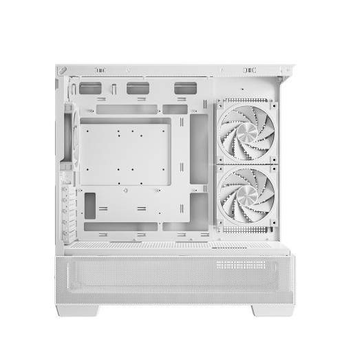 CG380 3F WH/パノラマデザインPCケース/ホワイト/背面コネクタMB対応(MicroATX)/ARGBファン3基標準搭載/360mmラジエーター対応