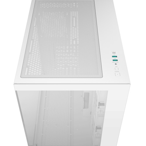 CG530 4F WH/ピラーレスデザインPCケース/ホワイト/デュアルチャンバー設計/背面コネクタマザーボード対応/ARGBファン4基標準搭載