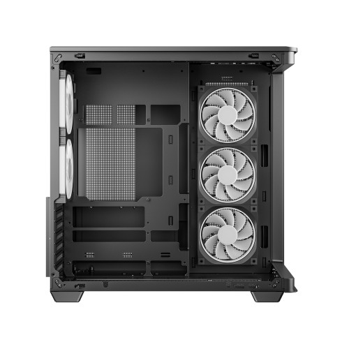 CG590U 5F/パノラマデザイン ミドルタワーケース/曲面強化ガラスパネル/ARGBファン5基標準搭載/背面コネクタMB対応/360mmラジエーター対応