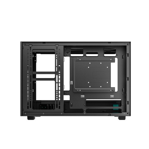 CH260 WOOD/MicroATX PCケース/木目調I/Oパネル/高エアフロー設計/メッシュパネル/背面コネクタMB対応 (MicroATX)/大型GPU対応