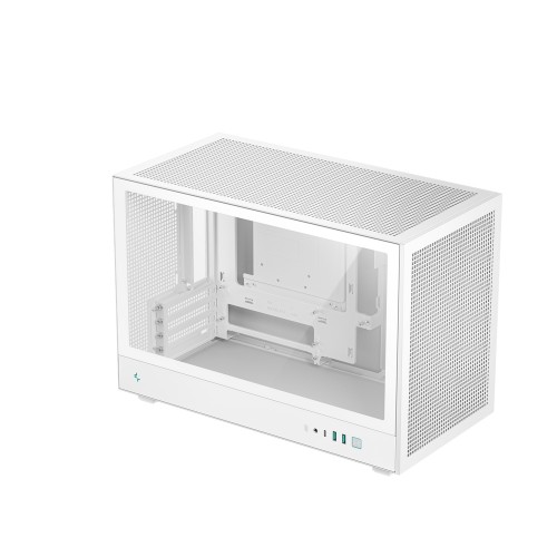 CH260 WH/MicroATX PCケース/ホワイト/高エアフロー設計/メッシュパネル/背面コネクタMB対応 (MicroATX)/大型GPU対応