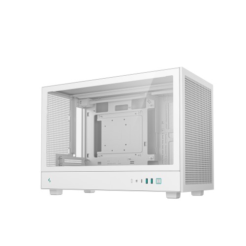 CH260 WH/MicroATX PCケース/ホワイト/高エアフロー設計/メッシュパネル/背面コネクタMB対応 (MicroATX)/大型GPU対応