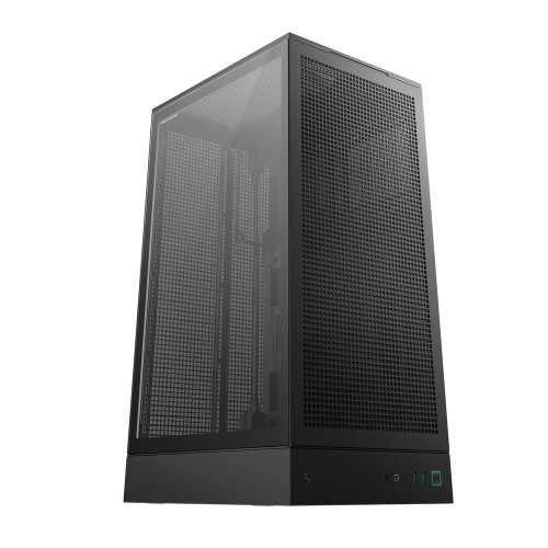 CH270/設置面積が小さい縦型PCケース/ブラック/背面コネクタマザーボード対応(MicroATX)/USB Gen2 Type-C/360mmラジエーターや大型GPUに対応