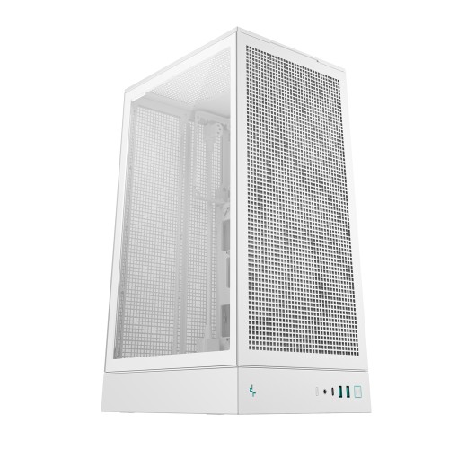 CH270 WH/設置面積が小さい縦型PCケース/ホワイト/背面コネクタマザーボード対応(MicroATX)/USB Gen2 Type-C/360mmラジエーターや大型GPUに対応