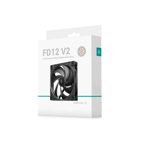 FD12 V2/120mmケースファン/セミ・インテグラルブレード構造採用/冷却性・静音性・耐久性を向上/Hydro Bearing/防振ダンパー/3相4極6スロットモーター