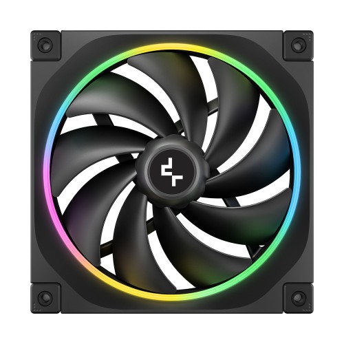 FL14/140mmケースファン/ブラック/42個のARGB Gen2 LEDによる独自のライトエフェクト/FDB/防振ダンパー/3相4極6スロットモーター搭載