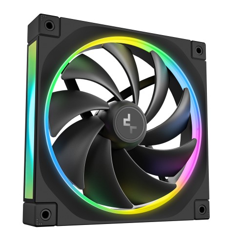 FL14/140mmケースファン/ブラック/42個のARGB Gen2 LEDによる独自のライトエフェクト/FDB/防振ダンパー/3相4極6スロットモーター搭載