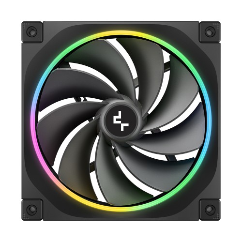 FL14R/140mmケースファン/リバースブレード/ブラック/42個のARGB Gen2 LEDによる独自のライトエフェクト/FDB/防振ダンパー/3相4極6スロットモーター搭載