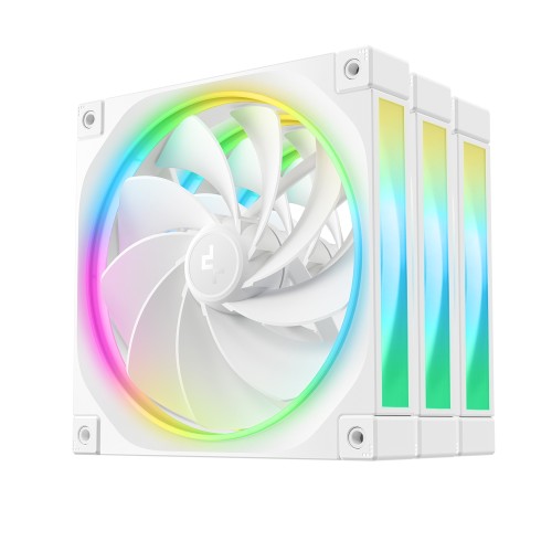 FL14R WH-3 IN 1/140mmケースファン3個入りパック/リバースブレード/ホワイト/42個のARGB Gen2 LEDによる独自ライトエフェクト/FDB/防振ダンパー/3相4極6スロットモーター