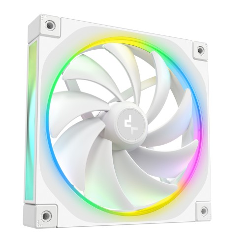 FL14 WH/140mmケースファン/ホワイト/42個のARGB Gen2 LEDによる独自のライトエフェクト/FDB/防振ダンパー/3相4極6スロットモーター搭載