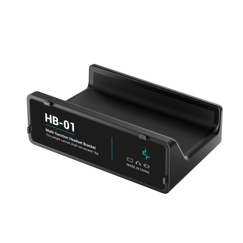 HB-01/DeepCoolケースのメッシュパネル部に設置可能な多用途ヘッドセットスタンド/ブラック/耐荷重約1kgに対応/マグネット吸着とダブルフック構造