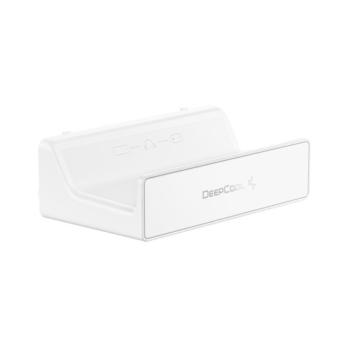 HB-01 WH/DeepCoolケースのメッシュパネル部に設置可能な多用途ヘッドセットスタンド/ホワイト/耐荷重約1kgに対応/マグネット吸着とダブルフック構造