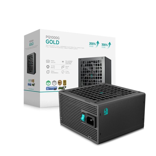 PQ1000G/フルモジュラーATX電源ユニット/100W/ブラック/ATX 3.1・PCIe 5.1対応/80PLUS Gold、PPLP Gold、Cybenetics Platinum/「GAMER STORM」ブランド