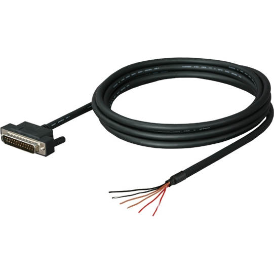 デジタル GP-4105/GP-4115T(バラ線)⇔三菱QnA/A計算機リンク(D-SUB25P)用RS-232Cケーブル(3m)