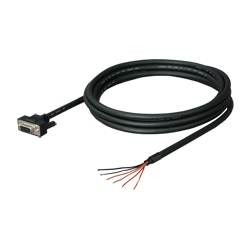 三菱表示器 GOT2000/1000(バラ線)⇔FX計算機リンク（D-SUB9P）接続用RS-232Cケーブル(3m)