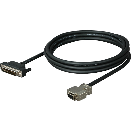 デジタル表示器GP4000 GP/ST3000 ST400/403⇔三菱QnA/ACPU(25P)用RS-422ケーブル（3m)