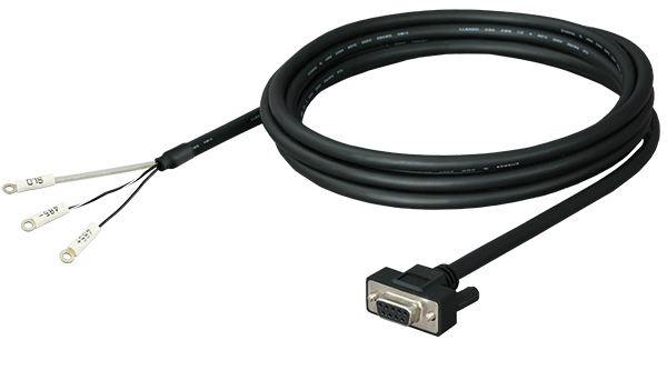 三菱エネルギー計測ユニット⇔(無線)LAN/シリアルコンバータ用RS-485ケーブル(3m)