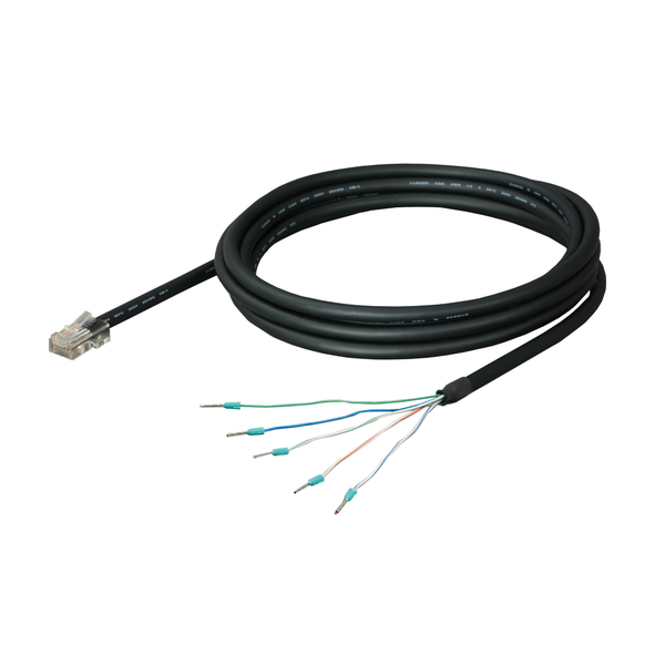 分配器⇔三菱CPU/三菱インバータ用 RS-485ケーブル 機器側棒圧着端子接続 5m