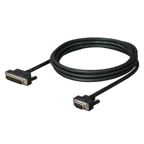三菱表示器 GOT2000/1000/F900(9P)⇔三菱CPU/計算機リンク(25P)用RS-422ケーブル 1m