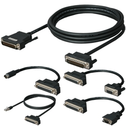 三菱CPU（D-SUB25P）対応コンバータ、DAC01R2L、D232V-CAB、DFX-422CAB、DINV-485CAB