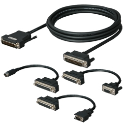 三菱シーケンサ（D-SUB25P）対応コンバータ、DAC01R2L、D232V-CAB、DFX-422CAB