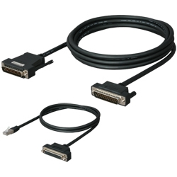 三菱シーケンサ（D-SUB25P）対応RS-422/RS-232Cコンバータ（3m）、DINV-485CAB