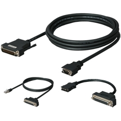 三菱シーケンサ（D-SUB25P）対応RS-422/RS-232Cコンバータ、DAD01R4H、DINV-485CAB