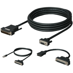 三菱シーケンサ（D-SUB25P）対応RS-422/RS-232Cコンバータ、DAD01R4H、DINV-485CAB