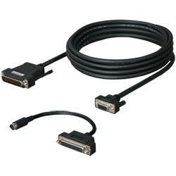 三菱シーケンサ（D-SUB25P）対応RS-422/RS-232Cコンバータ（15m）、DFX-422CAB