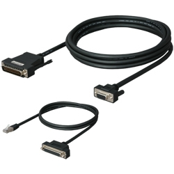 三菱シーケンサ（D-SUB25P）対応RS-422/RS-232Cコンバータ（5m）、DINV-485CAB