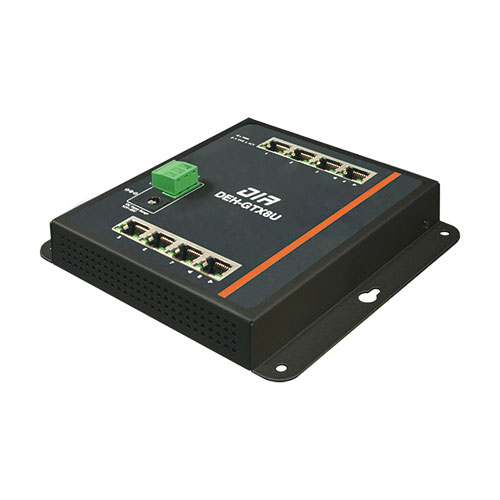 産業用8ポート イーサネットスイッチングハブ ギガビットタイプ