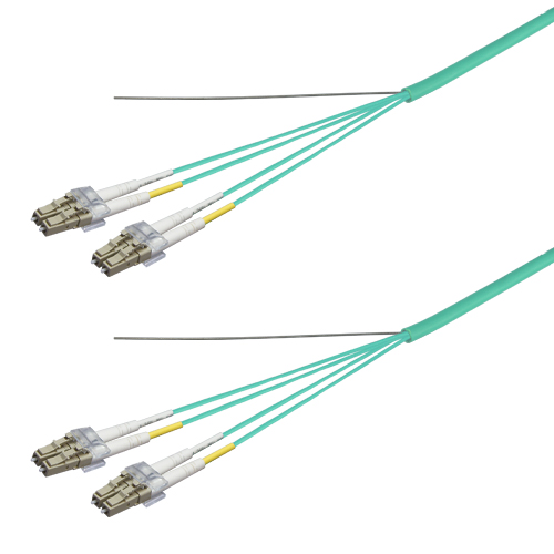 光ファイバーケーブル (OM3マルチモード/LC-LC/屋内/4芯) 5m