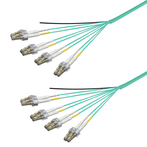 光ファイバーケーブル (OM3マルチモード/LC-LC/屋内/8芯) 5m