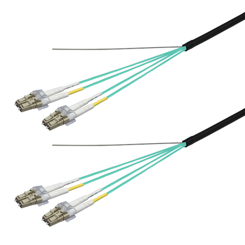 光ファイバーケーブル (OM3マルチモード/LC-LC/屋外/4芯) 3m