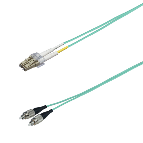 光ファイバーケーブル (OM3マルチモード/LC-FC/盤内/2芯) 3m