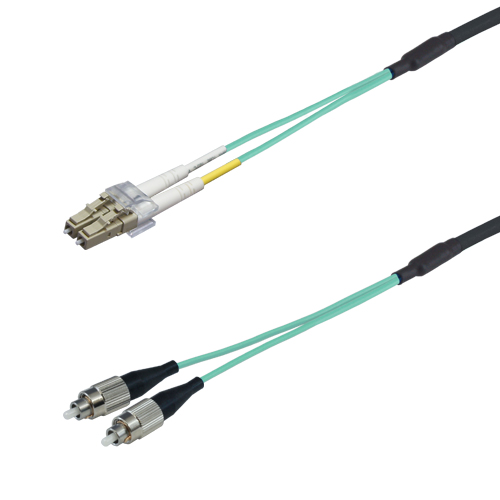 光ファイバーケーブル (OM3マルチモード/LC-FC/屋内/2芯) 5m